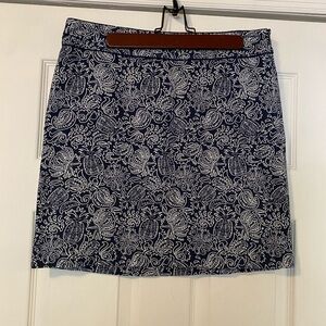 Vineyard Vines by Shep & Ian Blue Pineapple Print Skirt